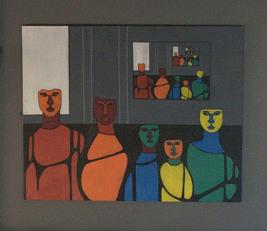 agnieska siwonia painting of family